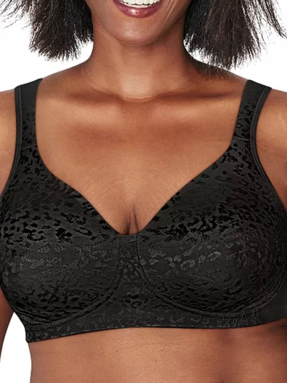 Playtex 18 Hour Lift and Support Bra Black style 4745 size 36C NWT